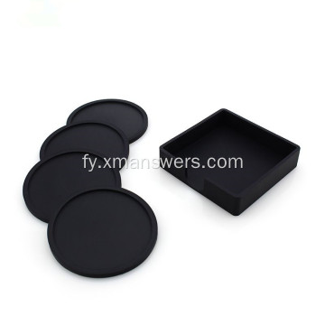 Waarmtebestindige silikonrubber teekopje coaster set